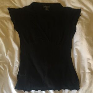 Black wrap Banana Republic Shirt